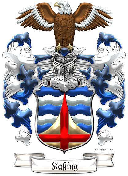 Kaßing Family Coat Of Arms - Crest (600x600)