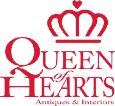 Queen Transparent Logo Red - Queen Of Hearts (376x349)