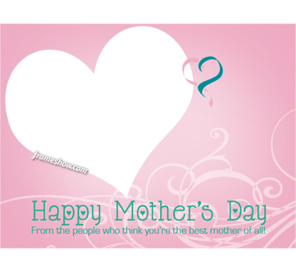 A - Photograph Frame Happy Mothers Day (416x382)