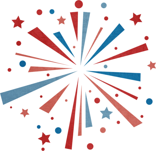 4th Of July Fireworks Clipart - 4th Of July Fireworks Clip Art (500x483)