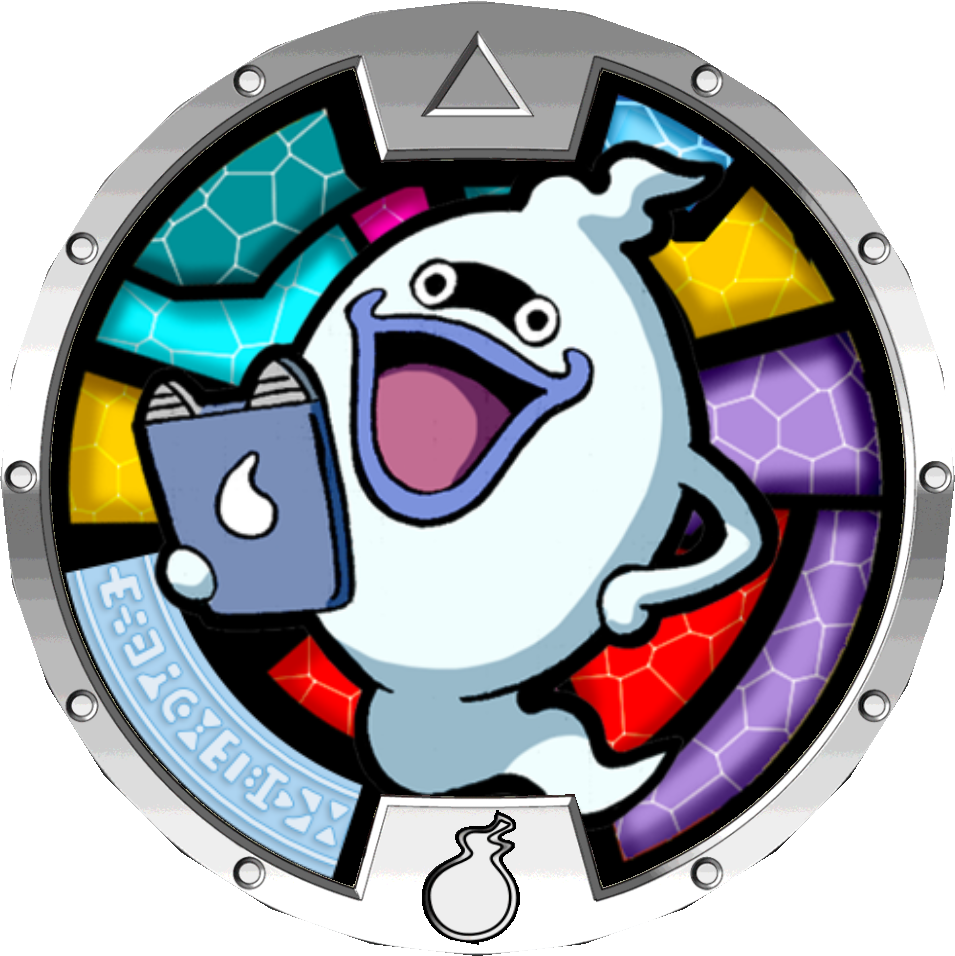 Medal Whisper 01 - Yo Kai Watch Medals Grey (955x956)
