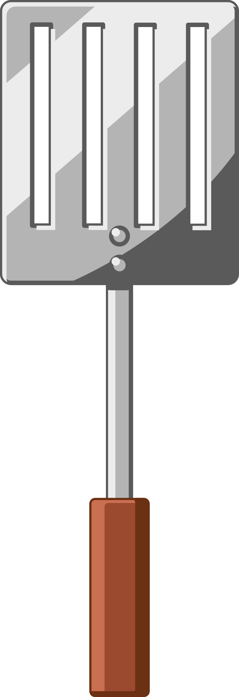 Cartoon Spatula - Spatula Clip Art (826x2400)