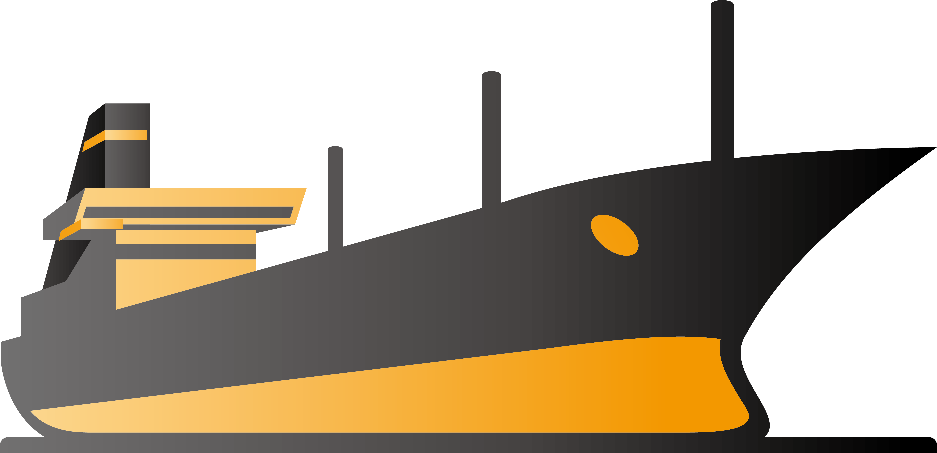 Cargo Ship Maritime Transport Freight Transport - Vector Cargo Ship Png (3739x1811)