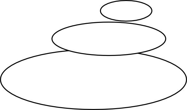 Stacked Pebbles Clip Art At Clker - Circle (600x356)