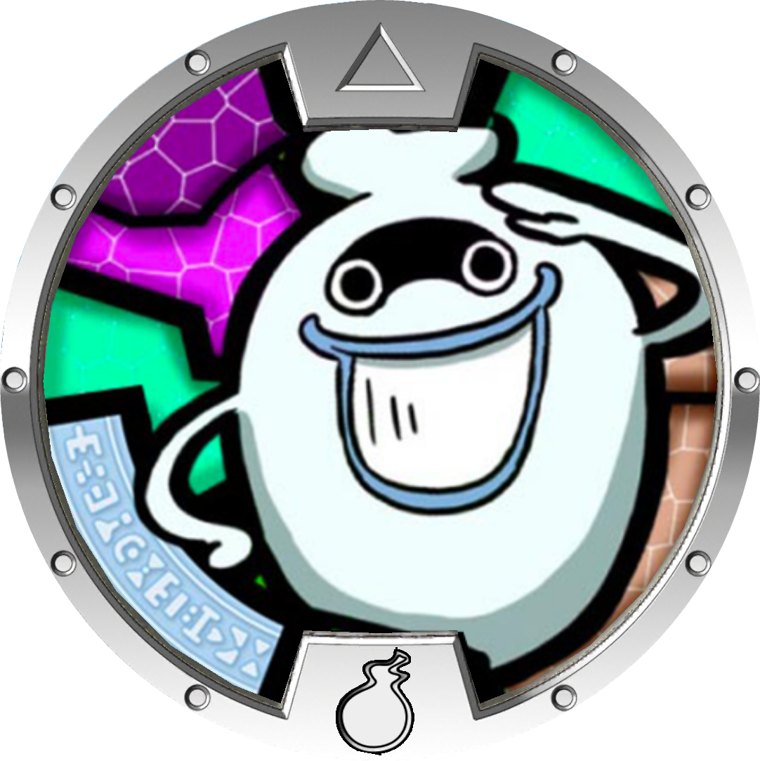 Whisper - Yo Kai Watch Whisper Medal (1082x1083)