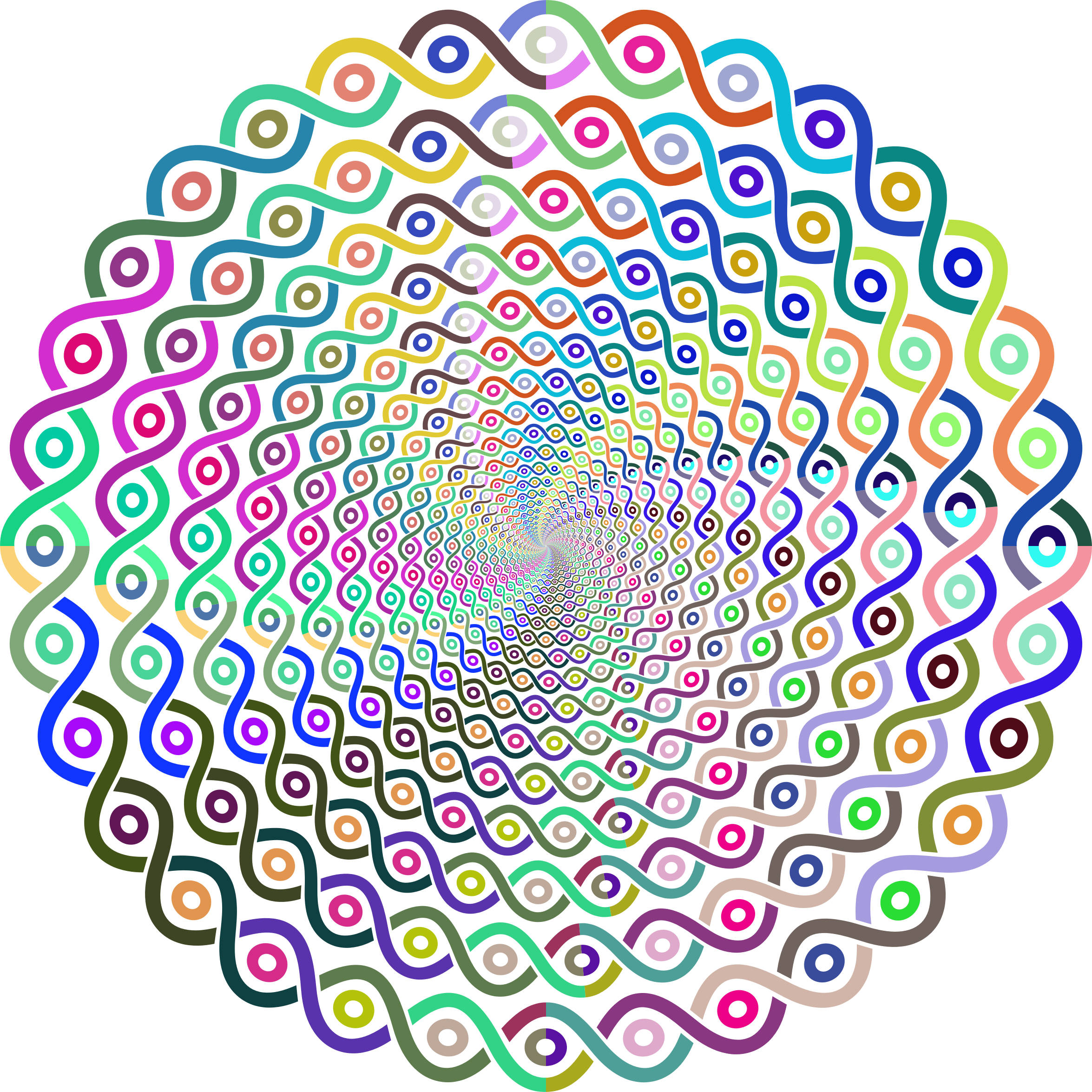 Simple Ornament Vortex - Clip Art (2350x2350)