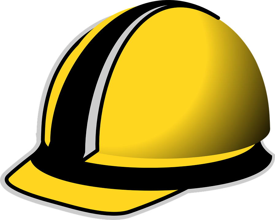 Construction Clip Art 7, - Hard Hat Clip Art (897x720)