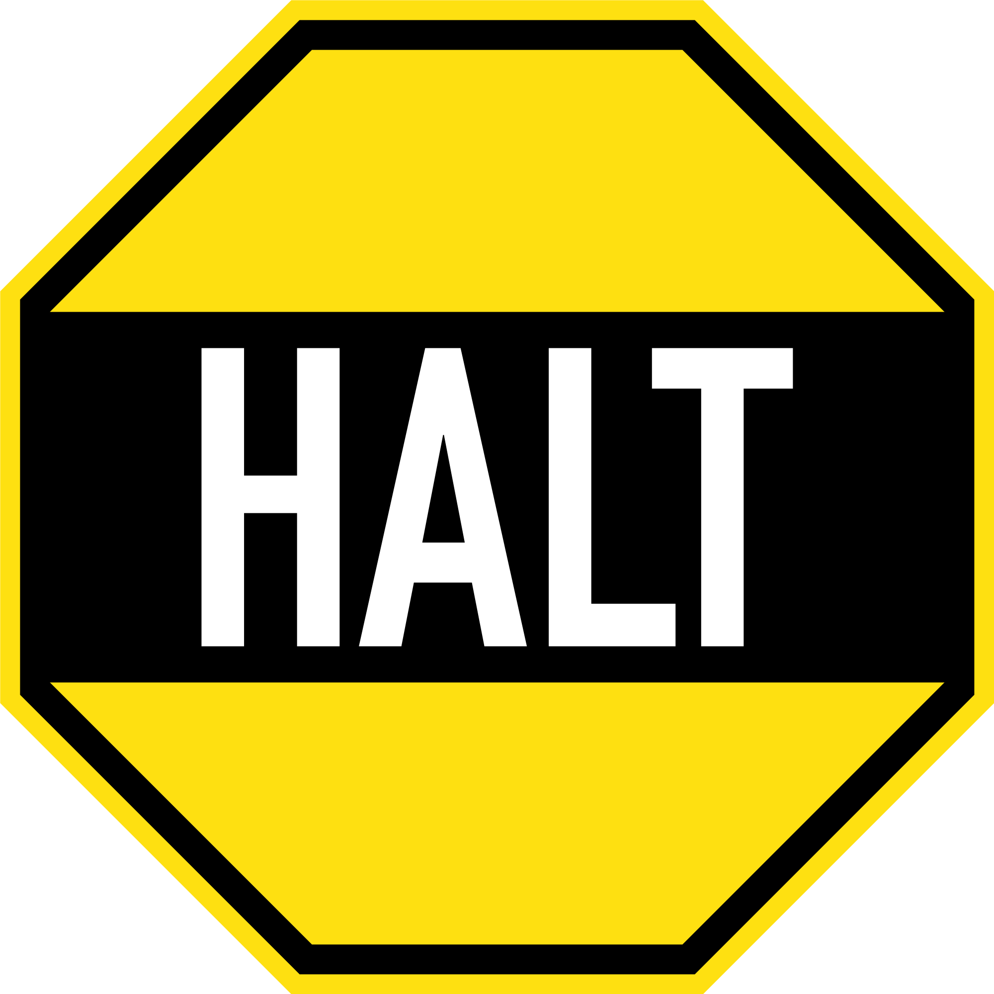 Open - Halt Sign Png (2000x2000)