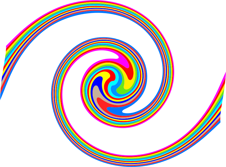 Medium Image - Clipart Taste The Rainbow (1011x750)