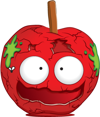 Sloppy Toffee Apple - Grossery Gang Gingerbread Man (412x406)