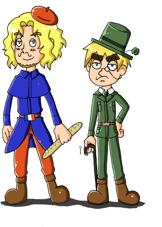 France And England By Sparxpunx - Drawing (600x779)