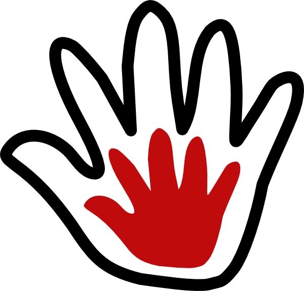 Gambar Telapak Tangan Kartun (600x575)