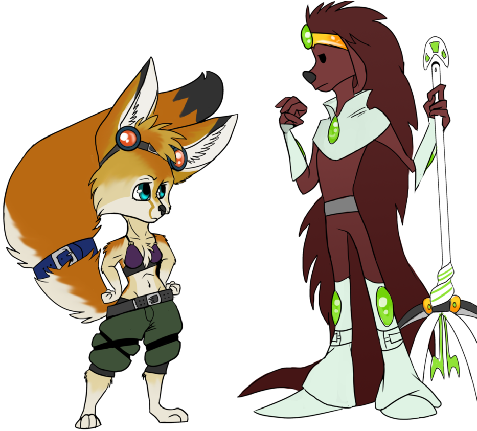 Already Getting Along Swimmingly With Her Mentor By - Cartoon (948x842)