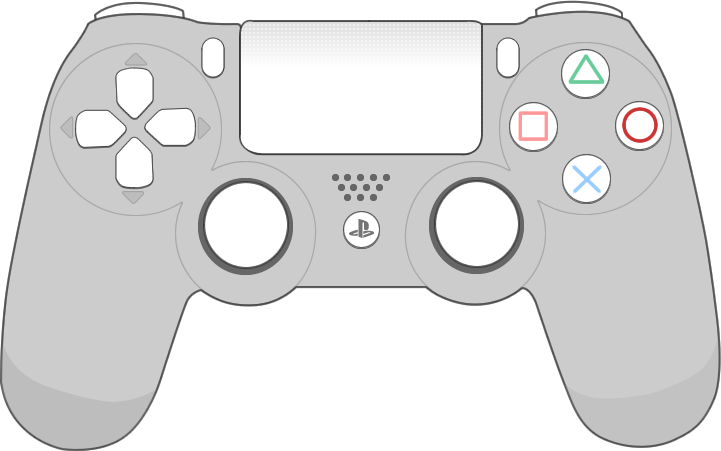 Ps4 Drawing Game - Playstation 4 Controller Cartoon (721x451)