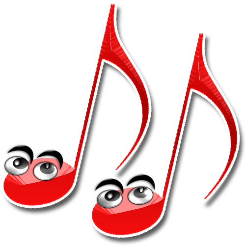 Веселые ноты картинки