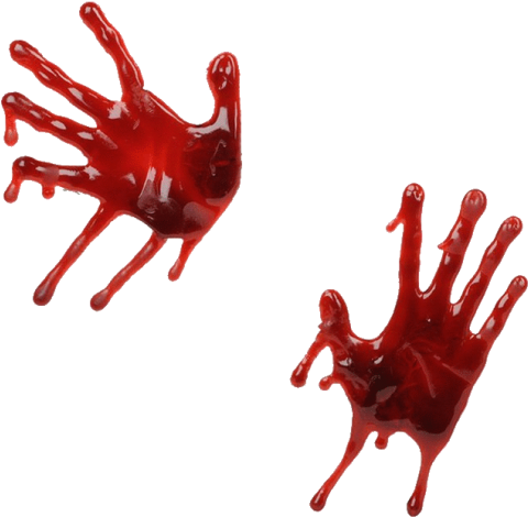 Bloody Handprint - Blood Png (662x662)