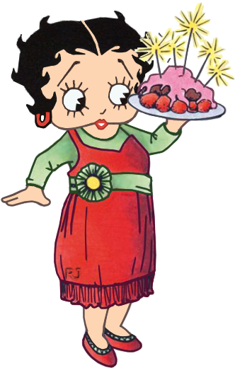 Xmas Dinner - Betty Boop (400x600)