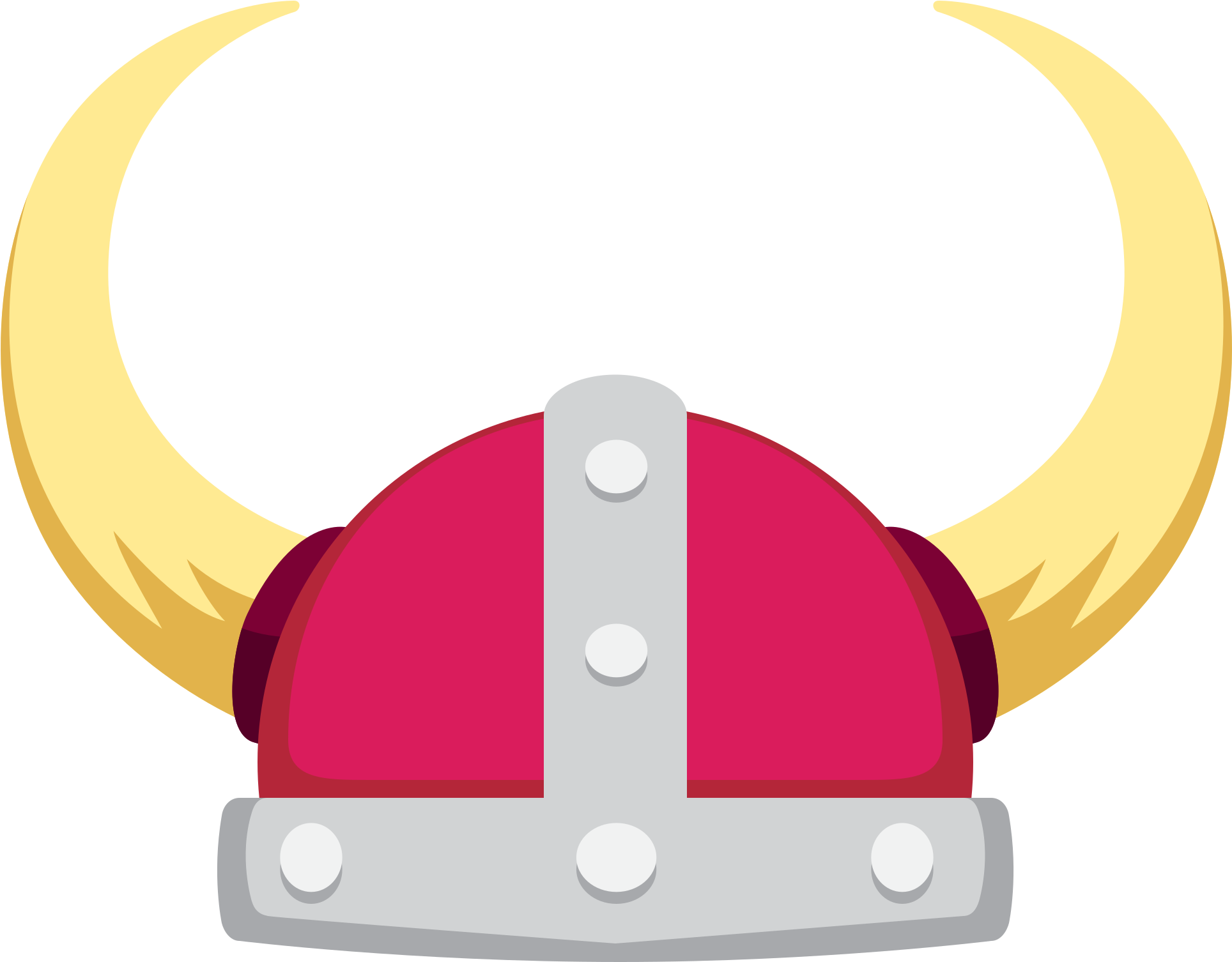 Viking Helmet Sticker By Twitterverified Account - Circle (2048x2048)