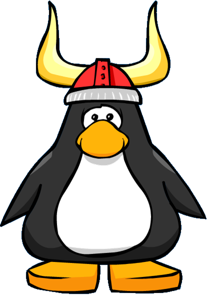 Viking Helmet Player Card - Club Penguin Viking (420x588)