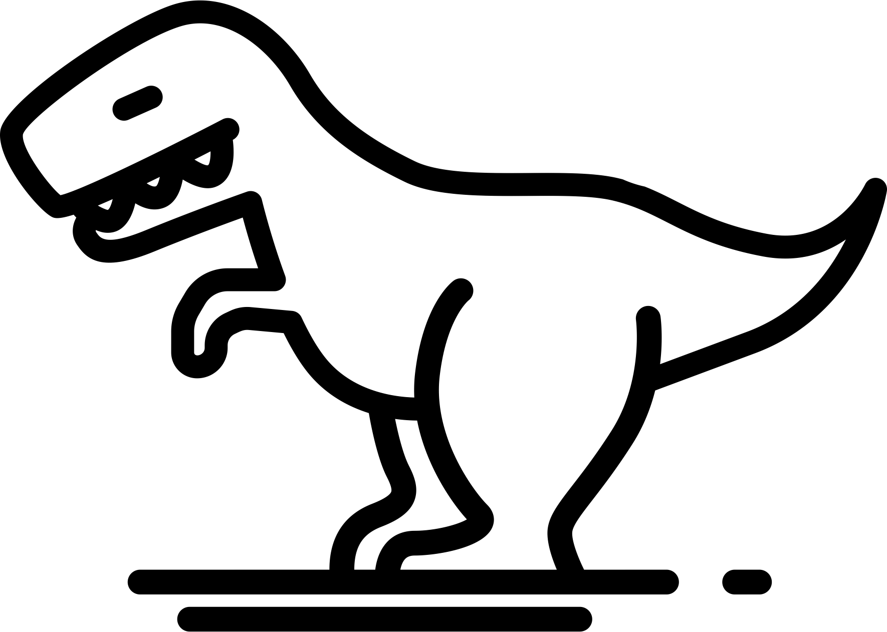 Tyrannosaurus Rex Dinosaur Rubber Stamp - Tyrannosaurus Rex Dinosaur Rubber Stamp (1770x1262)