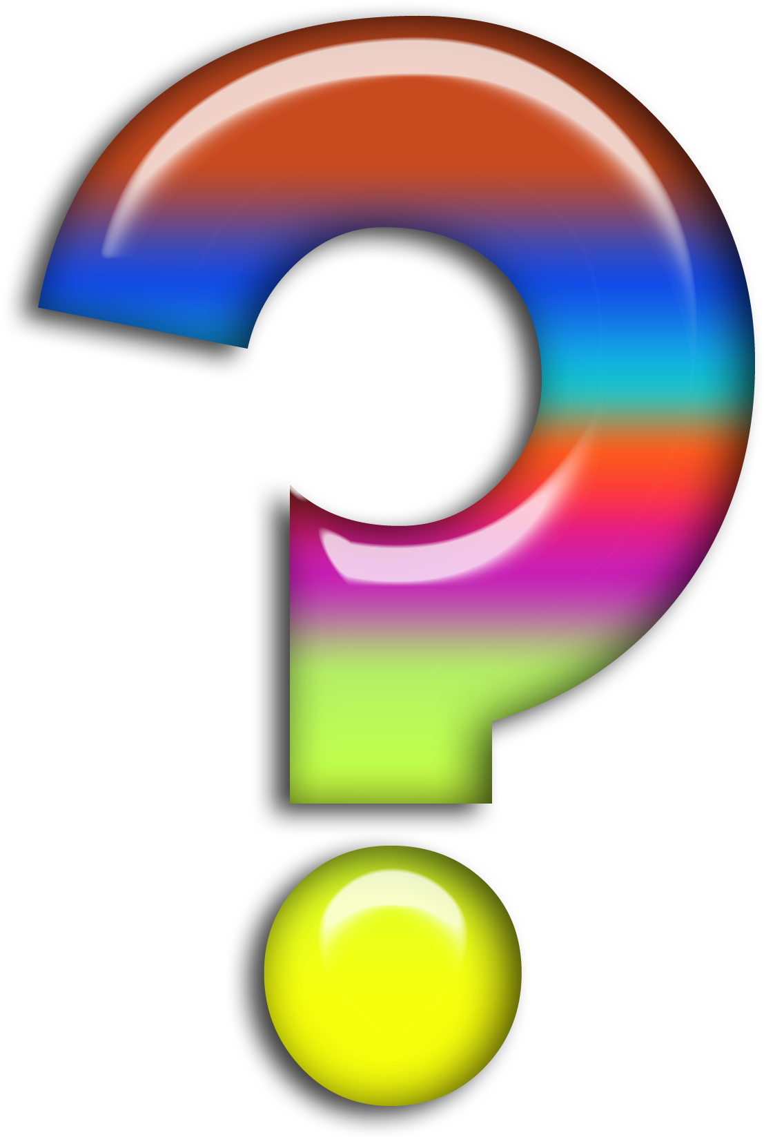 Going Away Clip Art Download - סימן שאלה Gif (1107x1647)