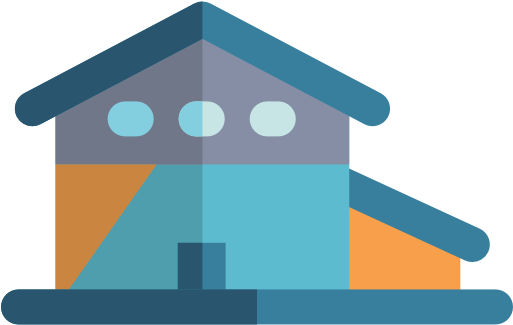 House Computer Icons Clip Art - Icon Home Png Flat (512x512)