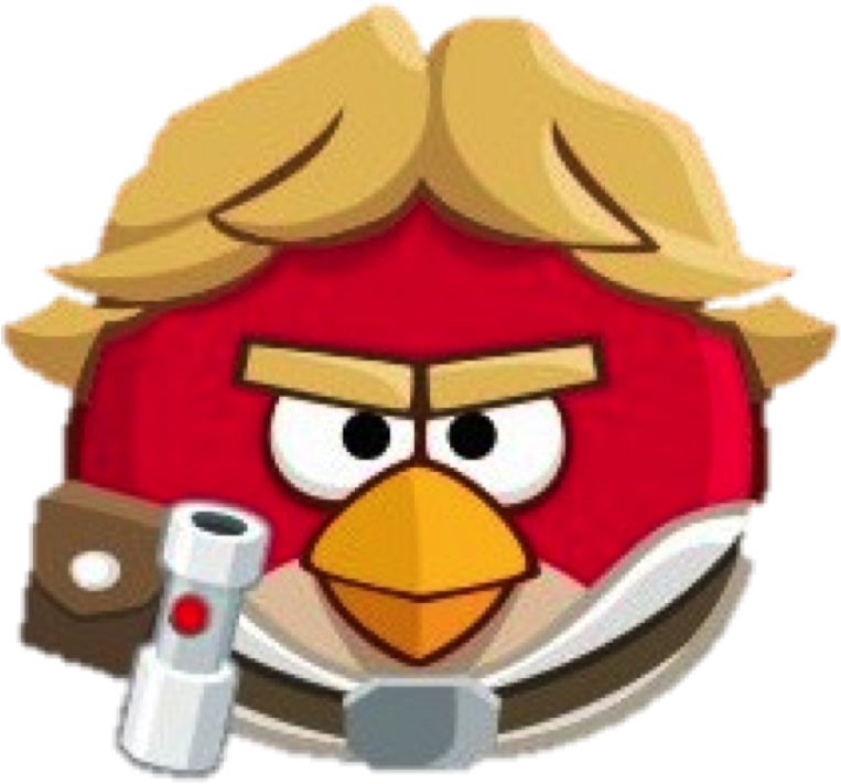 Luke Skywalker Angry Birds Star Wars Ii Anakin Skywalker - Angry Birds Star Wars Red (1350x743)