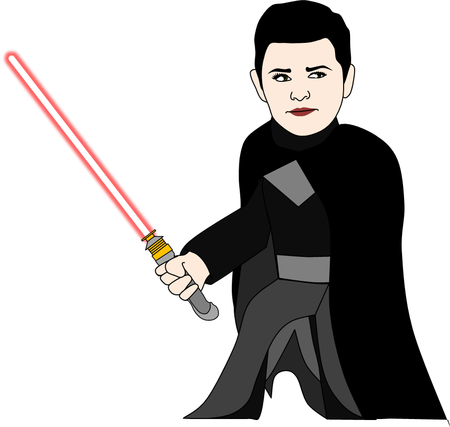 Ginnifer Goodwin As Sith Lord - Cartoon (901x856)
