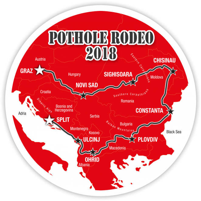 Pothole Rodeo Graz Rallying Allgäu Orient Rallye Balkans - Pothole Rodeo 2018 (700x700)