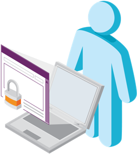 Blue User Authentication Icon - Authentication (350x350)