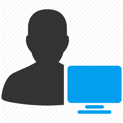 Computer User Ico Download Image - User Desktop Icon (512x512)