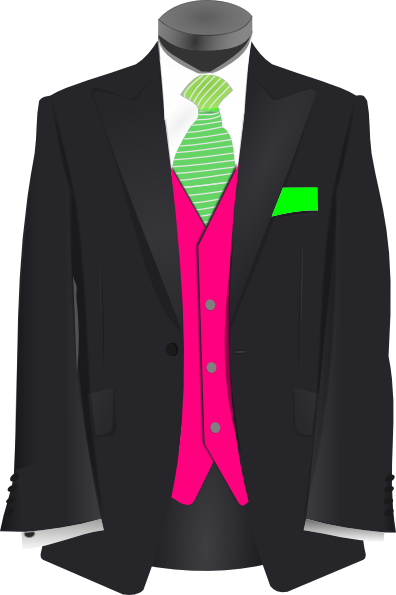 Black And Pink Suit (396x595)