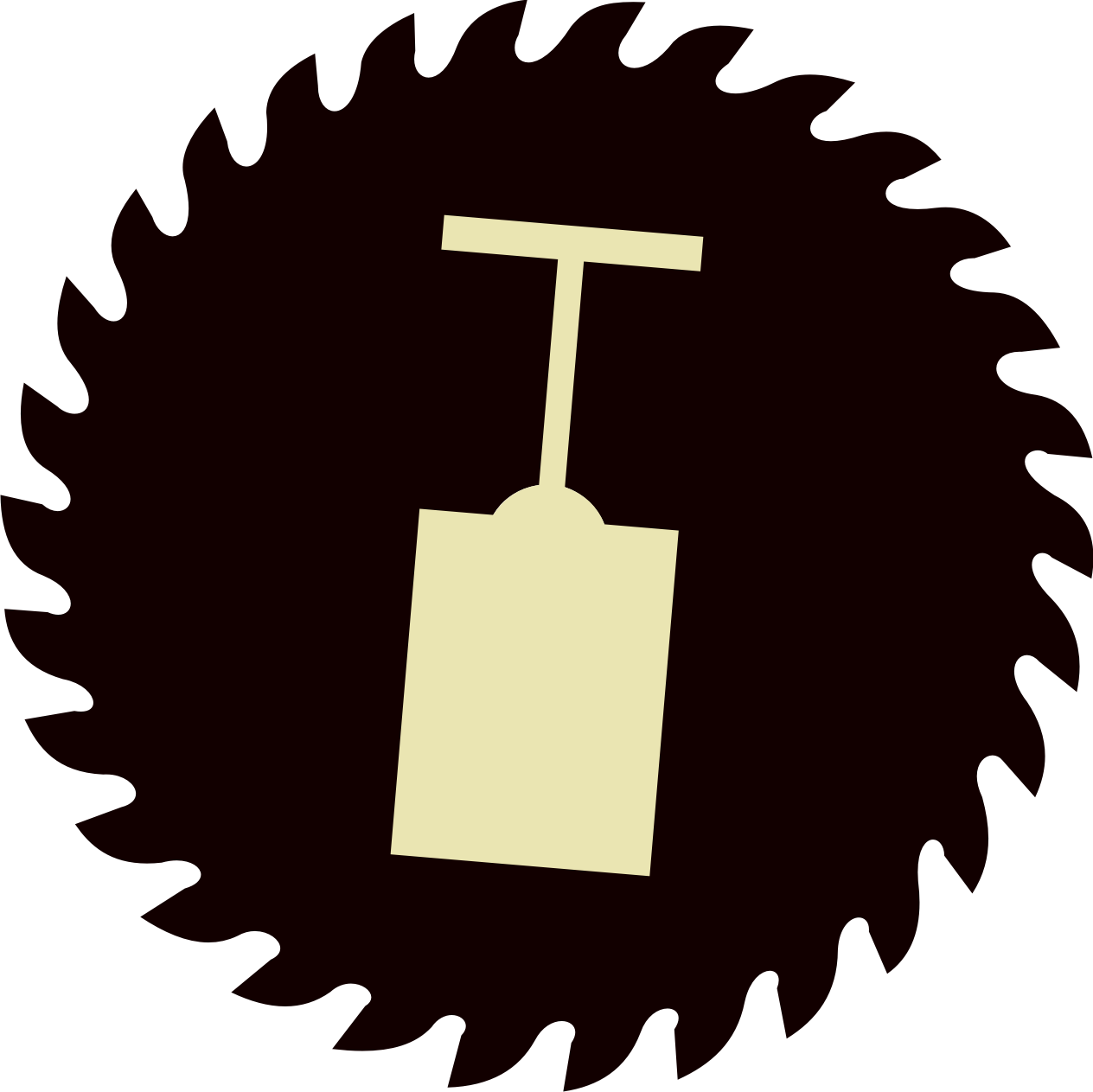 Blade Clipart Circular Saw - Circular Saw Blade Art (1264x1263)