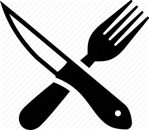 Knife And Fork - Steak Knife And Fork (512x446)