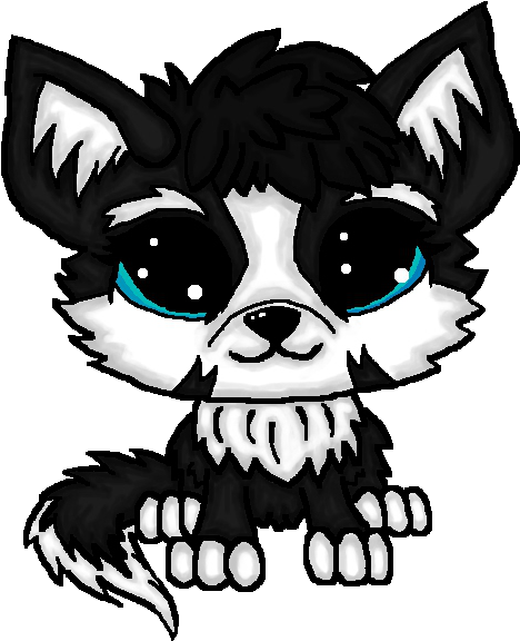 Zeke By Macyawolf On Deviantart - Black And White Husky Lps (565x621)