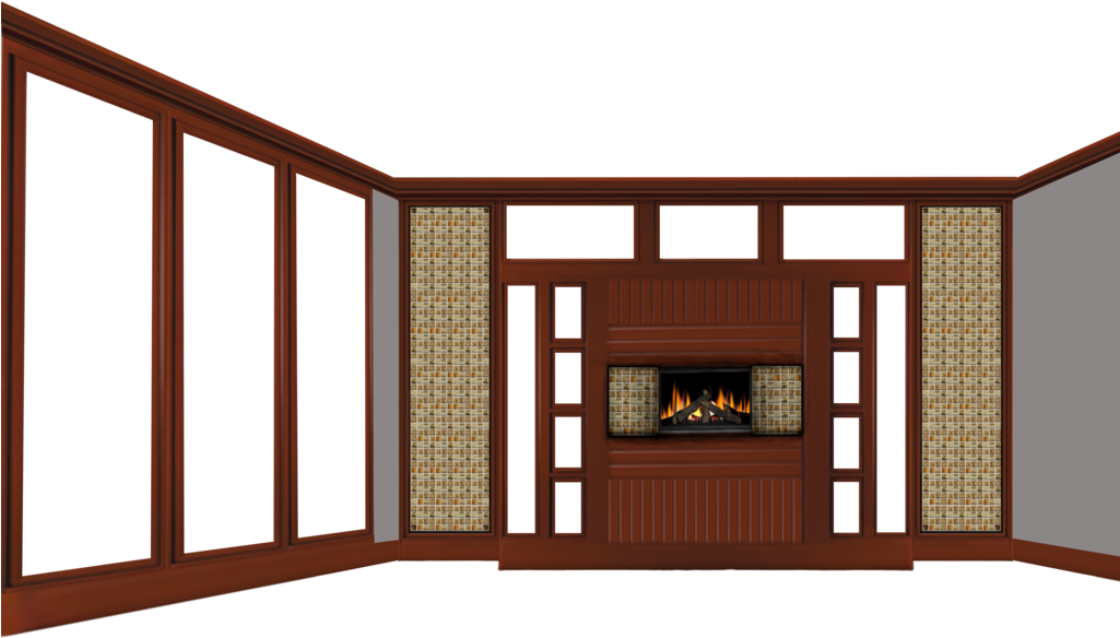 Empty Room With Fireplace By Michellegotham On Deviantart - Living Room Clipart Transparent (1024x776)