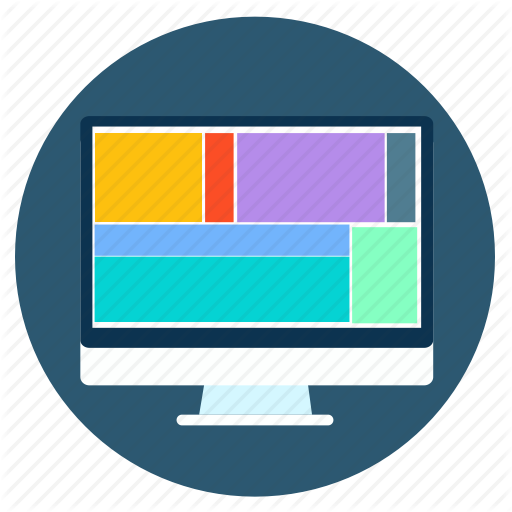 Royal Blue Code Optimization 2 Icon - Circle (512x512)