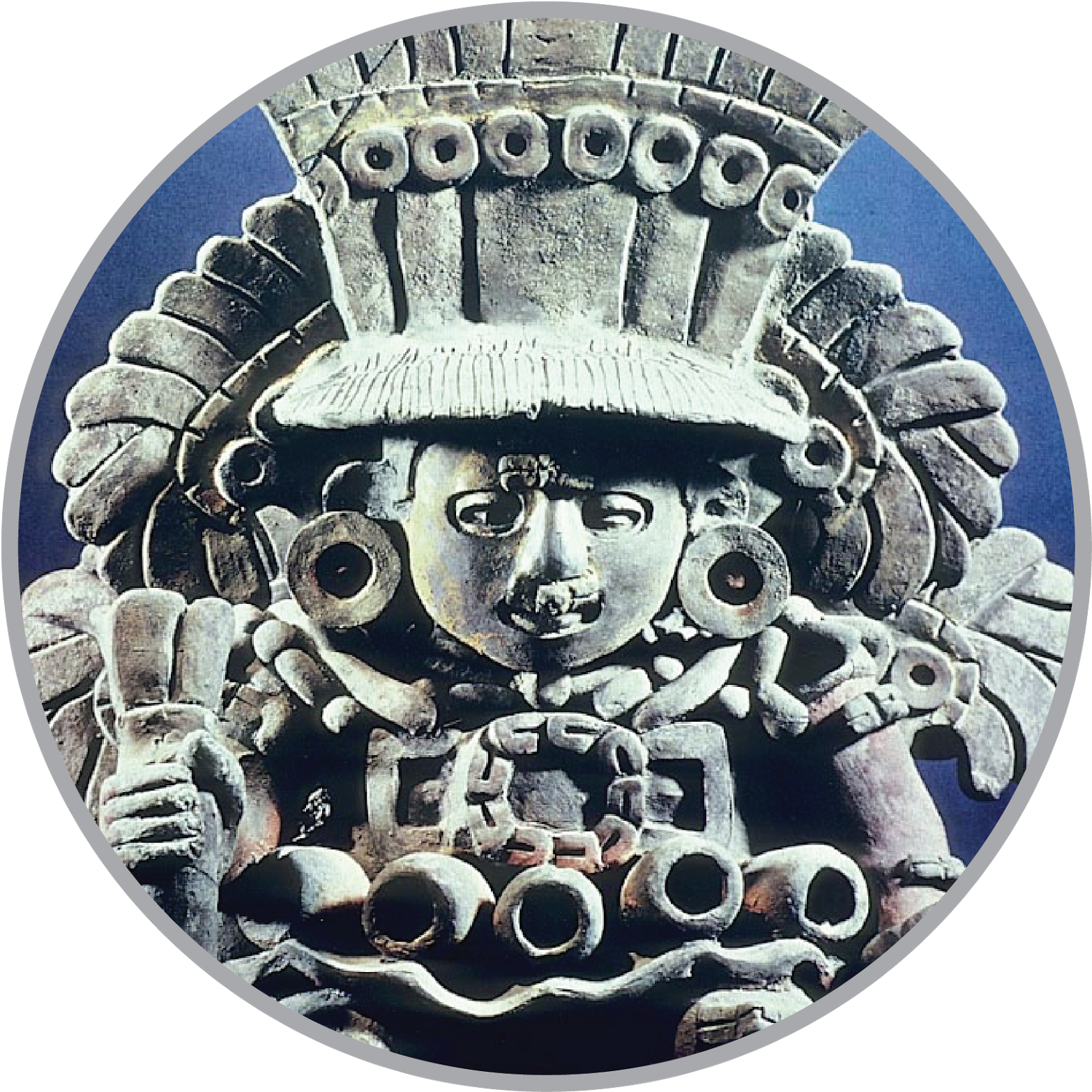 Escultura Zapoteca De Quetzalcoatl Tallada En Piedra - National Museum Of Anthropology: Mexico City [book] (1600x1600)