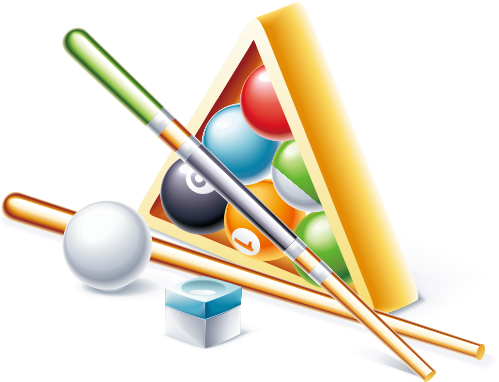 Cue Stick Pool Billiards Billiard Ball Clip Art - Cue Stick Pool Billiards Billiard Ball Clip Art (500x500)