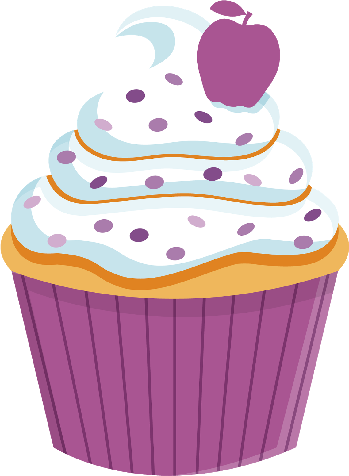 Frosting Clipart Fancy Cupcake - Cupcake Drawings Png (1185x1600)