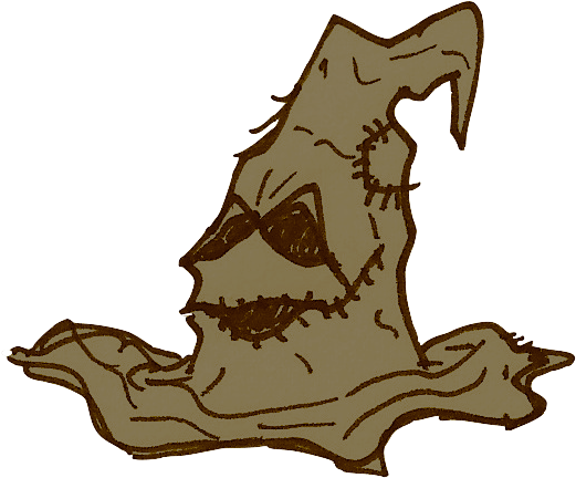 The Sorting Hat By Scroogemacduck - Sorting Hat Png (701x632)