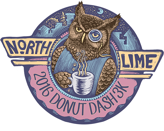 North Lime Donut Dash 3k - North Lime Coffee And Donuts (600x474)