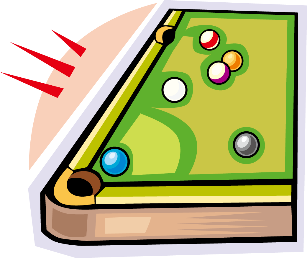 Billiards Billiard Table Snooker Clip Art - Billiard Table (1041x874)
