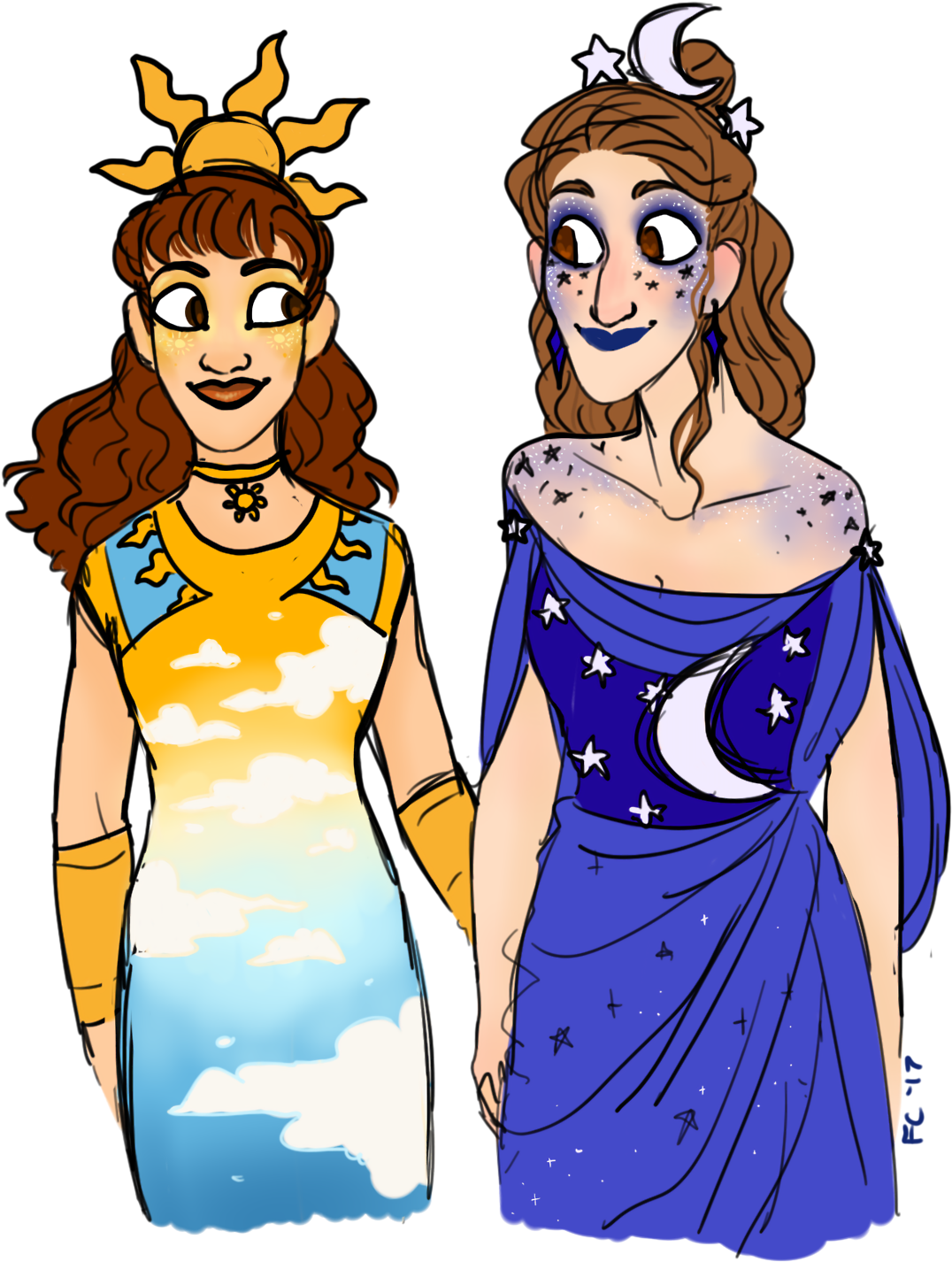 “and Finally, Day 31 Was Halloween So I Did Newsbians - Cartoon (1280x1540)