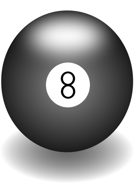 Clip Art Tags - Magic 8 Ball Transparent Background (566x800)
