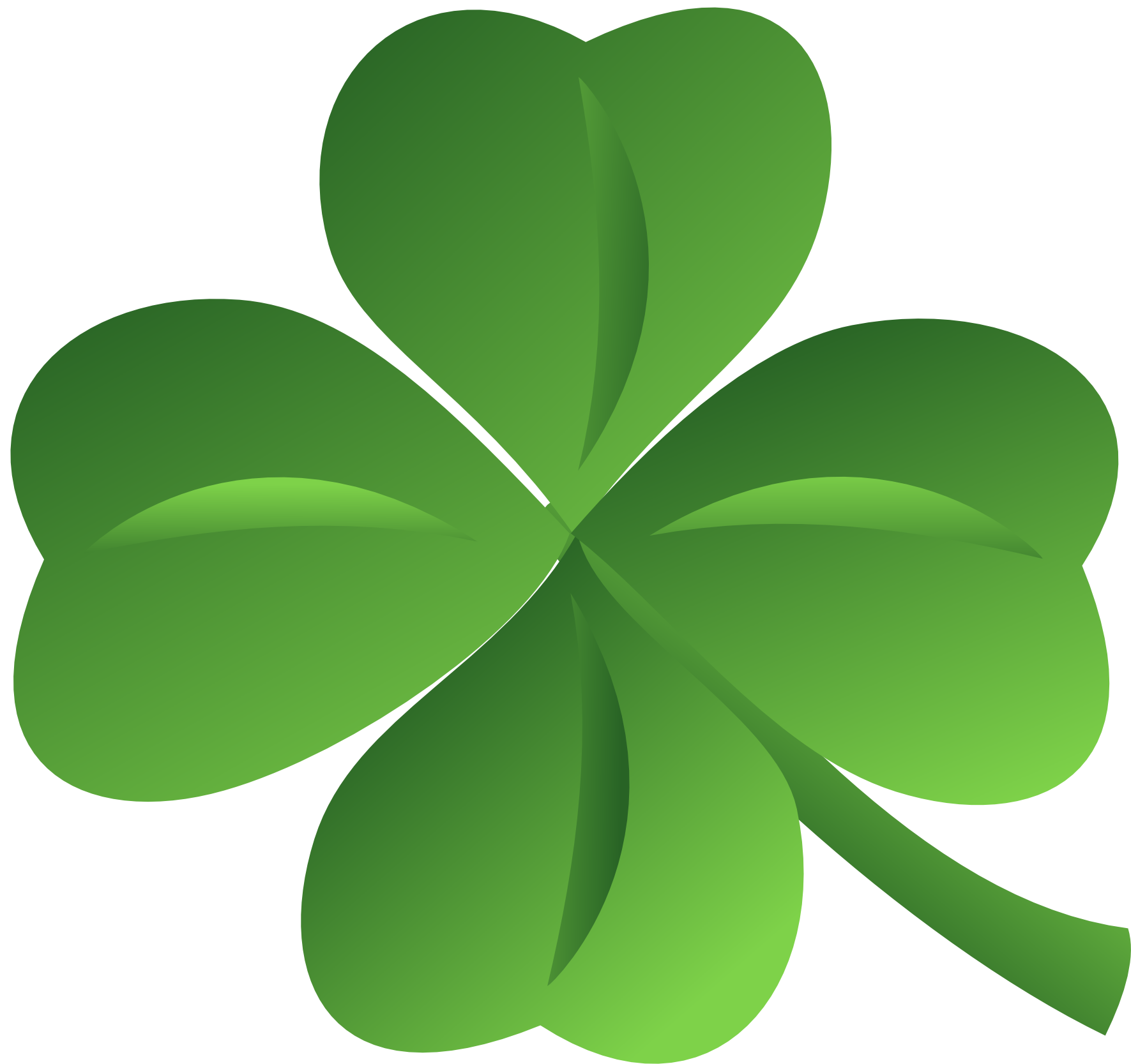 Net » Clip Art » - Four Leaf Clover Clip Art (1979x1893)