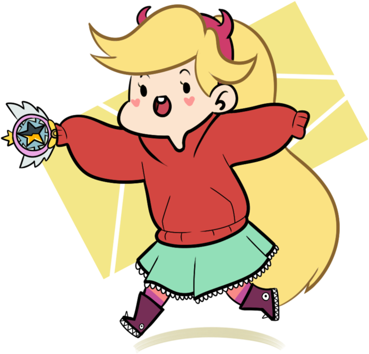 Chibi Star Butterfly By Potaroe - Chibi (894x894)