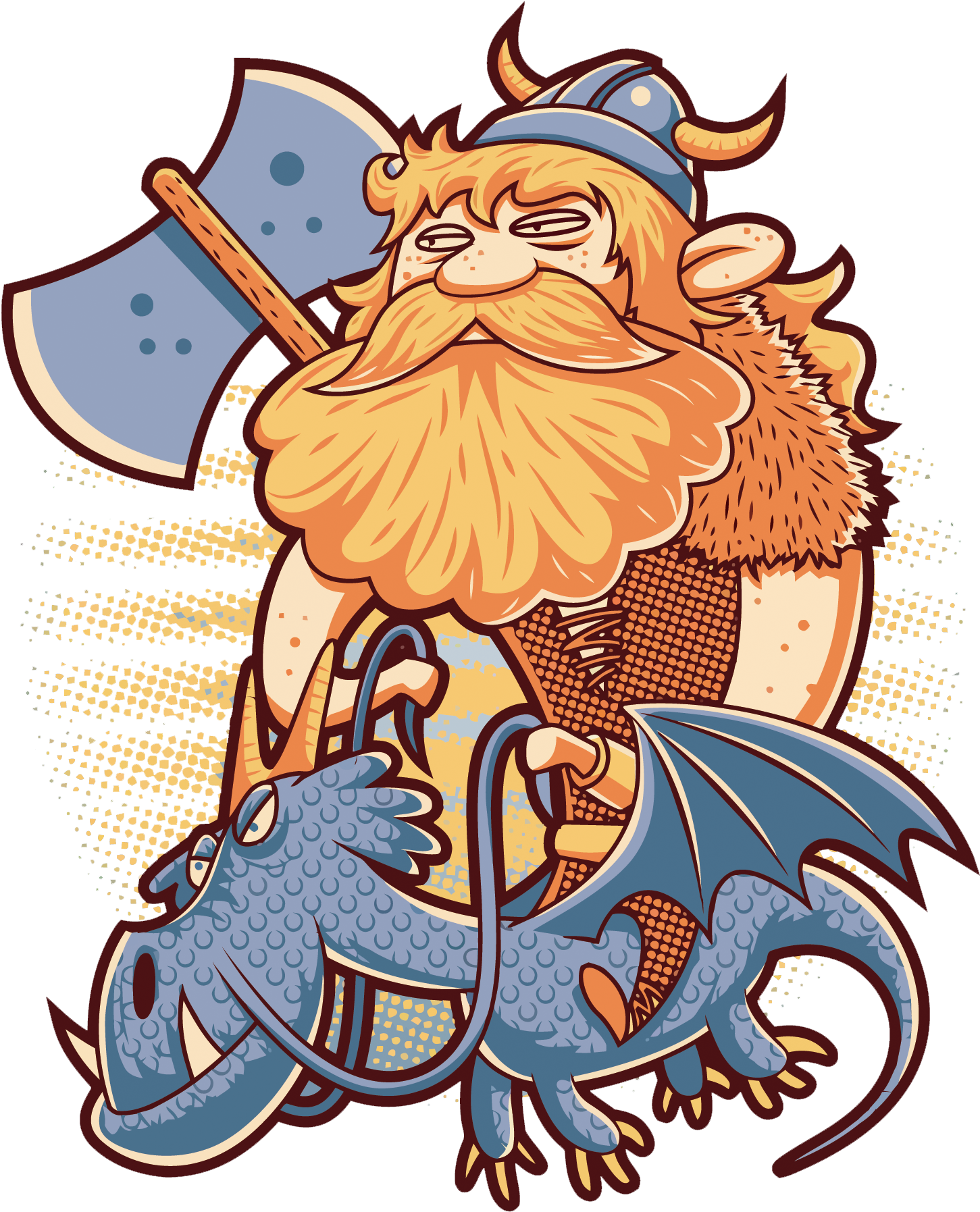 Viking Drawing Cartoon Illustration - Viking Drawing Cartoon Illustration (1500x2017)