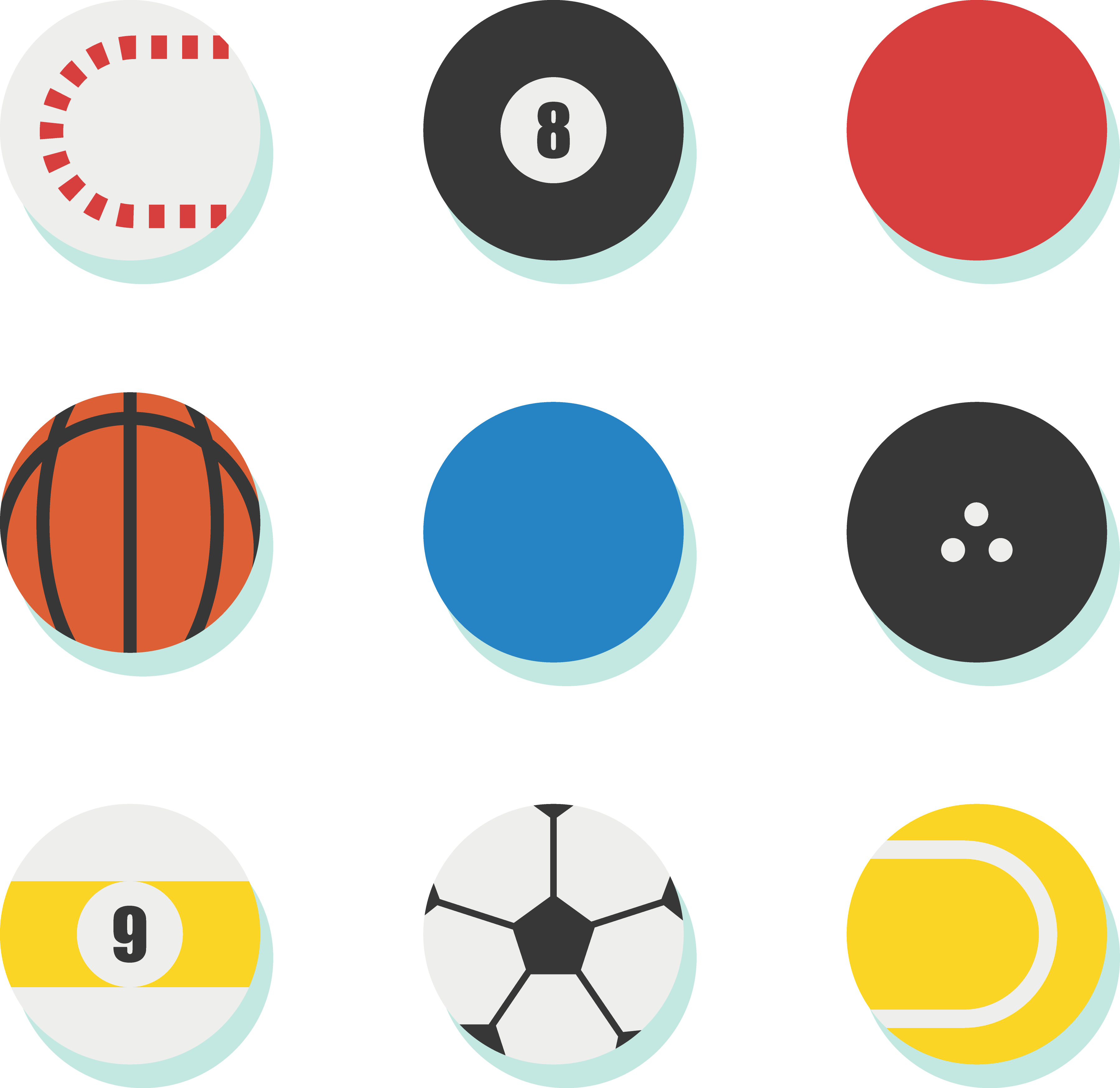 Billiards Sport Clip Art - Billiards Sport Clip Art (3603x3498)