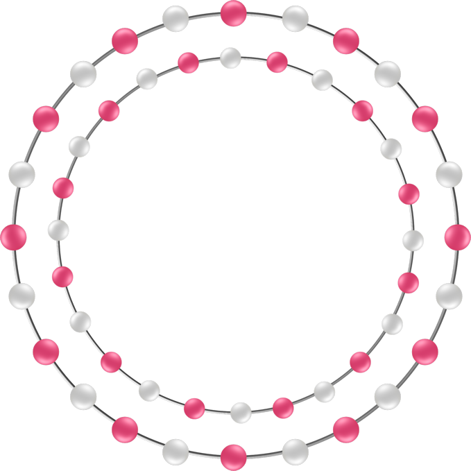 Frames And Borders - Radon Atomic Structure (679x679)